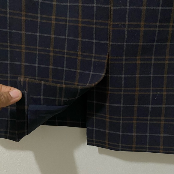 Ann Taylor Plaid Stretch Pencil Skirt Size 12 - Picture 6 of 8